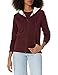 Amazon Essentials - Giacca da donna, con rivestimento in sherpa, con cappuccio e cerniera intera, Rosso (Burgundy), US XXL (EU 3XL - 4XL)