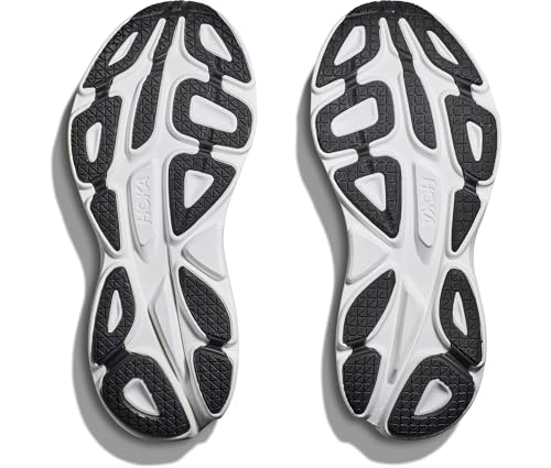 Image of HOKA Men's Bondi 8 Sneaker, White /Black, 8