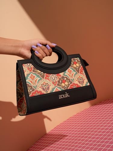 Image of ZOUK Zoe Sling Bag | Stylish Women's Crossbody Bags | Purse | Detachable Strap | Water-Resistant | Trendy Girls Side Bag | Compact & Chic