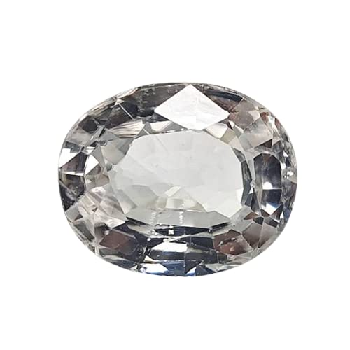 6.25 Ratti / 5.50 Carat Oval Cut Zircon Cubic Zirconia (Zircon) White American Diamond Excellent Quality Lab Certified Gemstone for Man Or Women-image-44