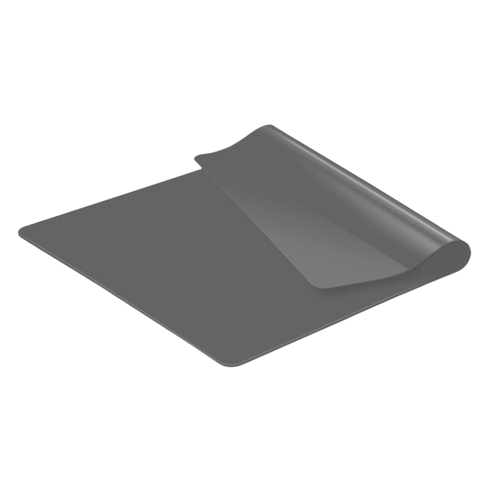 Tapis En Silicone pour Plan de Travail de Cuisine, Résistant à La Chaleur, Pliable et Enroulable, Idéal pour Les Loisirs Créatifs, Cadeau de Pendaison, Gris 80 Cmx60 Cm