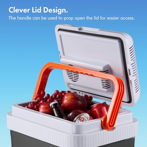 VonShef 24L Electric Cool Box, Large Insulated Cooler Box with Hot & Cold Functions & Three Power Options (3-Pin 240v Wall Plug, USB-A & 12v Car Plug), Festival & Camping Accessories - Image 7