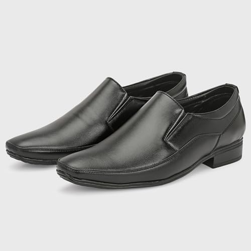 Image of Centrino Men's Formal Shoe | Cushioned Insole Comfortable Shoes | Trendy & Classic Design | Durable TPR Sole Footwear (8111)
