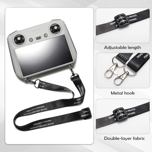 Image of Balance Lanyard for DJI RC /RC 2 /RC Pro Controller, Adjustable Lanyard Neck Strap, Compatible with DJI Mini 4 Pro /Mini 3 /Mini 3 Pro Controller (28-55'', with Screws)
