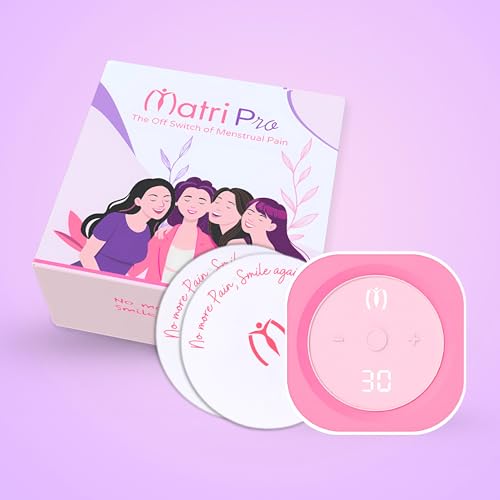 Image of Matri Pro Menstrual Pain Relief Device, Drug-Free Menstrual Pain Relief, Portable Cramp Relief Solution, Rechargeable, As Seen on Shark Tank India