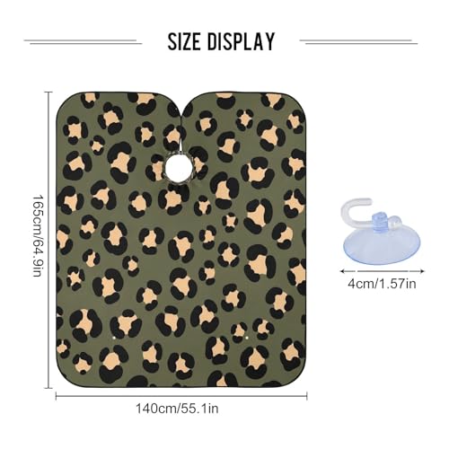 Capa de barbero impermeable ajustable para hombres miniatura 3