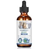 60 ml (2 fl oz) 1 Pack Cat Hair Ball Treatment Furball Control Relief Helps Eliminate and Prevent Hairballs for Indoor Cats