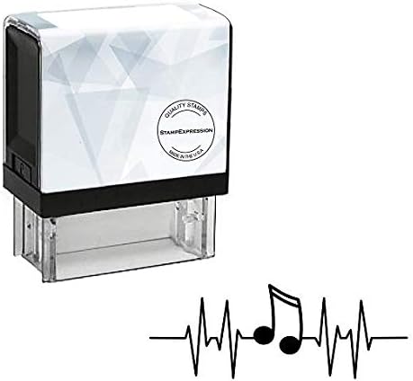 Target Shot Self Inking Rubber Stamp - Black Ink Office Stamp For Quick Marking