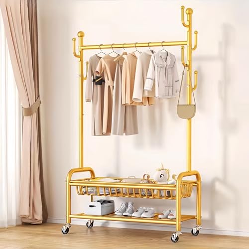yacoxe Clothes drying rack,Freestanding Laundry Drying Rack, Stainless steel anti-slip clothes drying rack,,expandable clothes drying rack,for drying clothes, sheets, shoes, dolls, etc.(C,60cm)