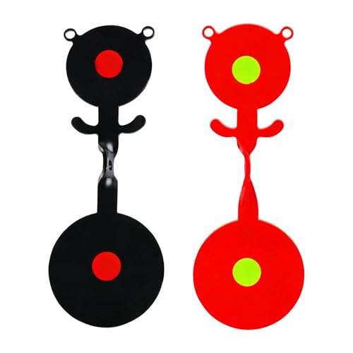 Objetivos giratorios 360 de metal para catapultas e inserto de árboles 6