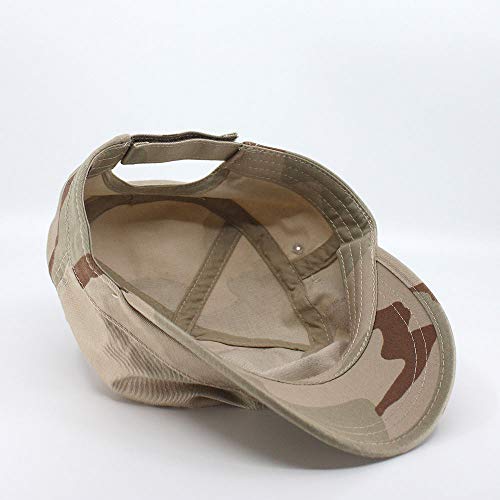 Image of The Vintage Year Heavy Stitching Washed Cotton Cadet Hat - Durable Military Baseball Cap for Men & Women, Outdoor Casual Wear