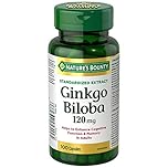 NATURE'S BOUNTY Ginkgo Biloba, Helps Enhance Cognitive Function And Memory In Adults, Capsules, 43.6 g