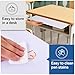 ZYINOZOC 24 Pack Desk Dividers for Students,3-Fold Privacy Screens,Testing Dividers for Classroom Waterproof,Plastic Easy Clean Privacy Shields for Student Includes Extra Labels
