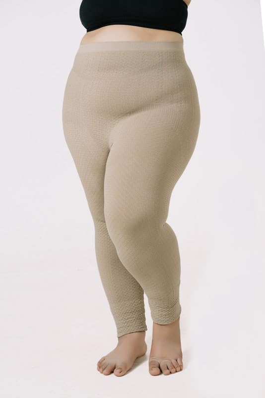 Bioflect® Compression Leggings with Bioactive Raised Massaging Knit - for Support and Comfort - Image 2
