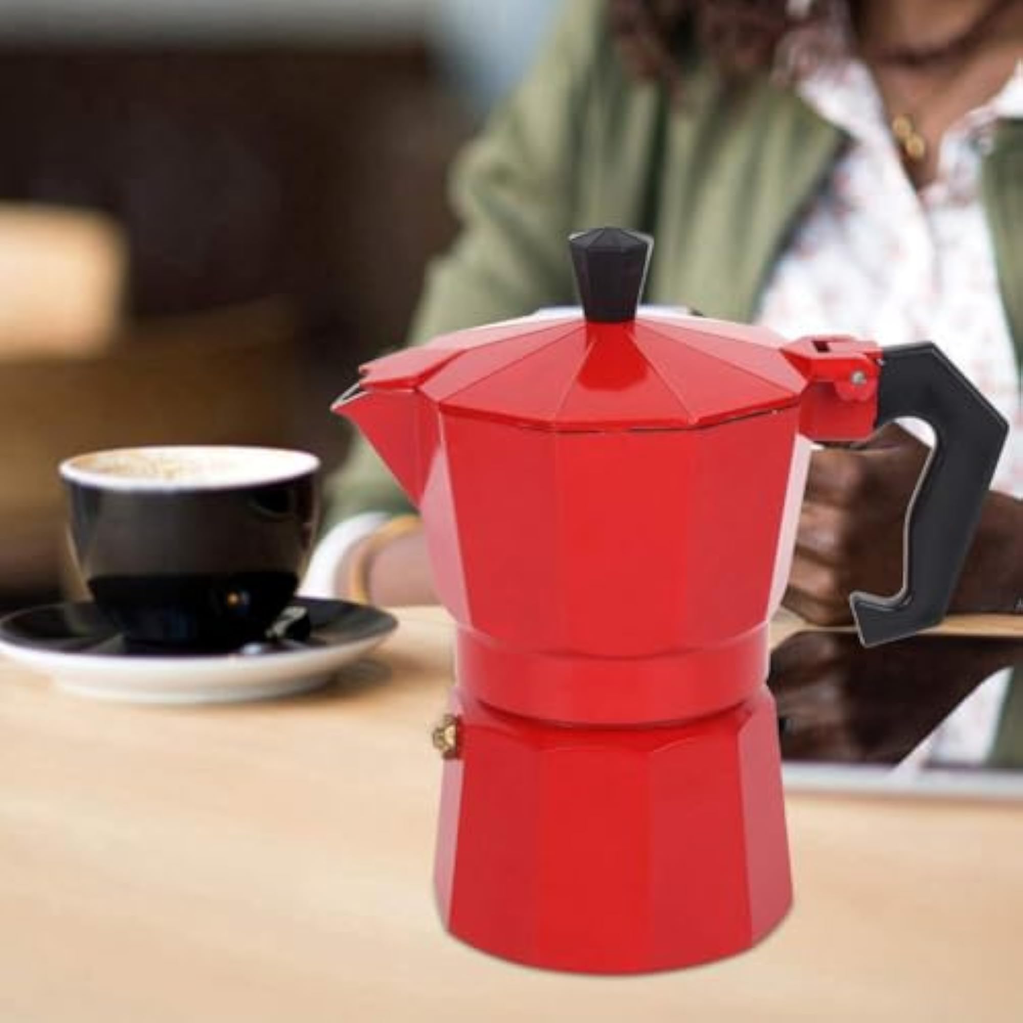 Aluminium Espresso Coffee Maker, Moka Express, 3 Cups