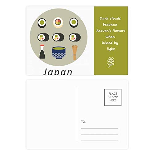 Carte postale sushi et poésie pour vos plus belles correspondances