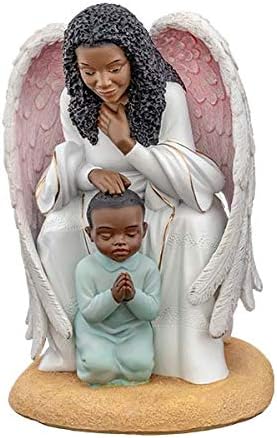 Ebony Treasures Prayer Guardian with boy