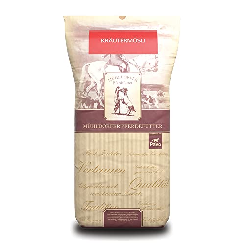 Mühldorfer Kräuter Müsli - 20 kg - Bei Husten und Atemwegbeschwerden - Wertvolle Kräutermischung, 20 kg (1er Pack)