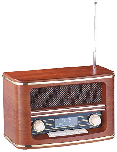 Retro Radio: Digitales Nostalgie-Stereo-Radio mit DAB+, Bluetooth 3.0, FM & Wecker (Digitalradio Nostalgie)