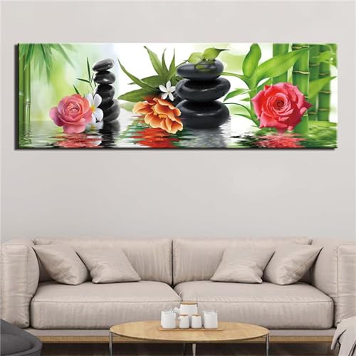 Peinture diamant kits pour adultes 5D de prestige motif fleur de pierre mosaïque 60x120
