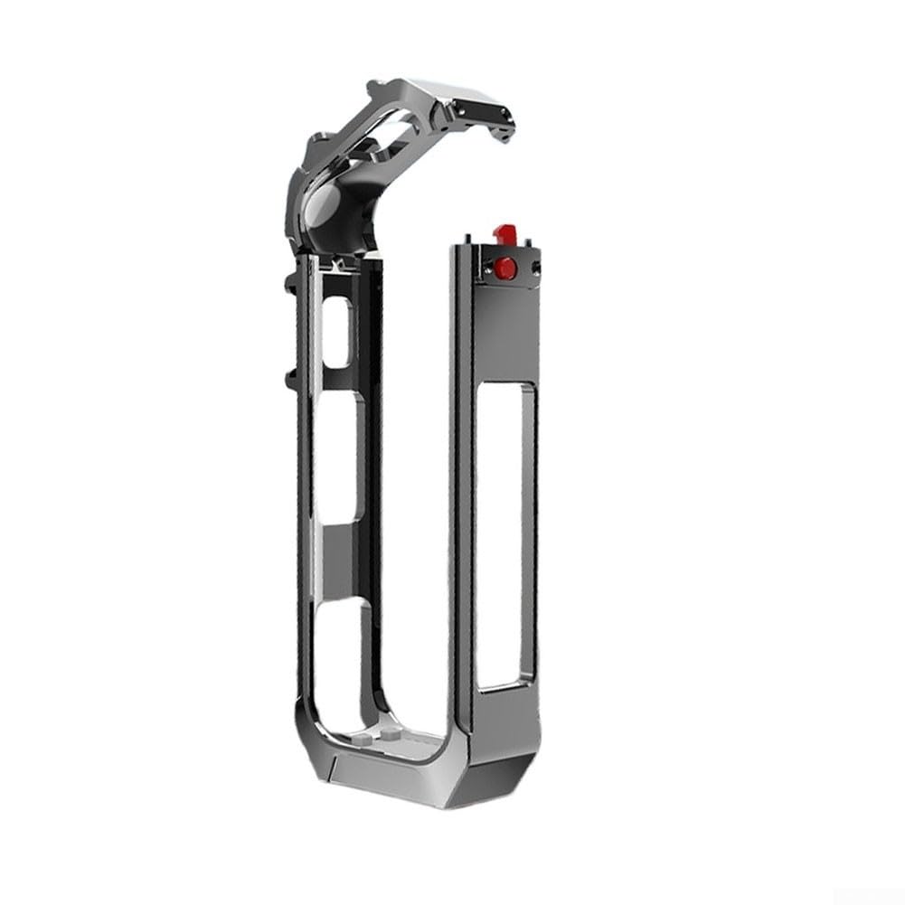 Aluminiowa metalowa obudowa z zimnym obuwiem do Insta360 X4 Air – wytrzymałe etui ochronne z lekkiego metalu, czarne
