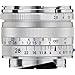 Produktbild ZEISS Ikon Biogon T* ZM 2.8/28 Weitwinkel-Kameraobjektiv für Leica M-Mount Entfernungsmesser-Kameras, Silber