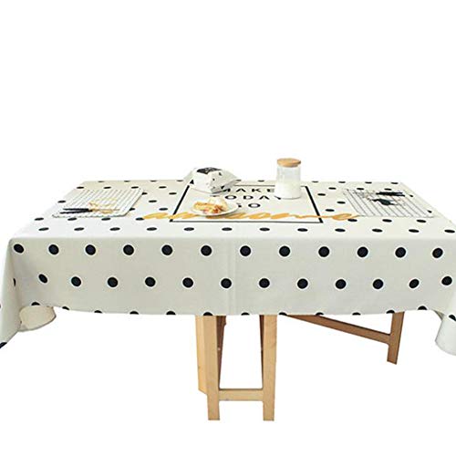 Nappe rectangulaire moderne contre les rayures de table basse et tissu de table à manger