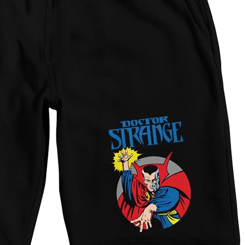 Marvel Universe Publishing Art Archive Doctor Strange Men's Black Sleep Pajama Shorts2