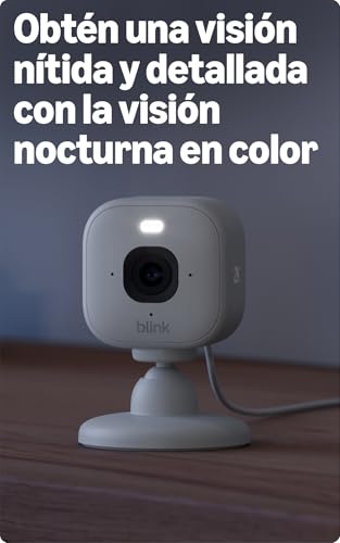 Miniatura 5 de Cámara Mini 2K+ Blink (última generación) | Cámara de seguridad doméstica con enchufe, resolución de vídeo 2K, zoom de 4 aumentos, visión nocturna en color | Compatible con Alexa | 1 cámara - Blanco