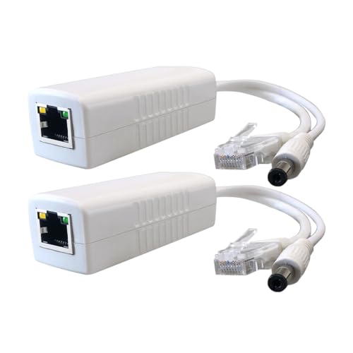 Adaptateur Gigabit PoE 12V DC pour installer une caméra de sécurité
