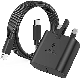 25W USB C Charger for Samsung Fast Charger and Cable 2M, Super Fast Charger for Samsung Galaxy S23 Ultra/S23+/S23/S22 Ultra/S22+/S21/S20 FE/Note 20/A54 5G,USB Type C Plug for Samsung Phone Charger