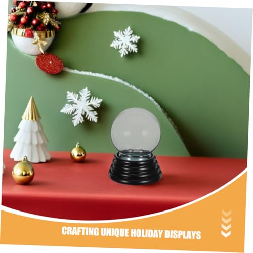 Bola de nieve artesanal para crear globos decorativos navideños 4
