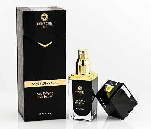 Feneche Age Defying Eye Serum Hydrating Eye Gel | Firming Eye Gel | Anti-Aging, Eye Tightning Gel For Dark Circles, Puffy Eyes, Fine Lines & Under Eye Wrinkles.