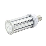 AliTronics 54w Led Corn Bulb,Super Bright 6500 Lumens,Replace 250-300w metal halide, 5 Years Warranty,E39 Mogul Base,5000k,UL Listed,used in Post Top,acorn,highbay/lowbay Fixture