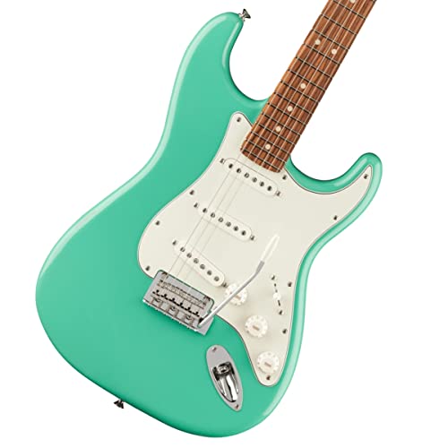 Fender Player Stratocaster PF Sea Foam Green – Guitare Électrique - Les Beatles, Paul McCartney, John Lennon, RIngo Starr, George Harrison Fender Player Stratocaster PF Sea Foam Green - Guitare Électrique