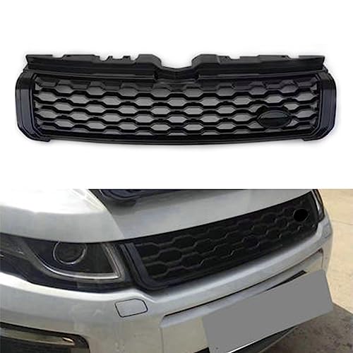 Grille de calandre avant en ABS noir pour Land Rover Range Rover Evoque 2010-2018