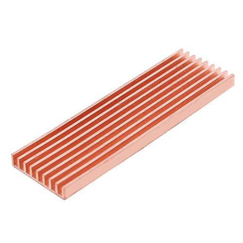Pure Copper Heatsink Cooler Heat Sink Thermal Conductive Adhesive for M.2 2280 PCI-E NVME SSD 2/3/4mm Ventilateur Ventilateur Pc Ventilateur Pc Portable Ventilateur Pc RGB Ventilateur Pc 140mm Pc Pc