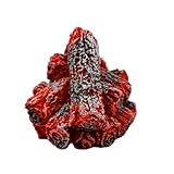 Flammenlose Feuerholze: rustikale batteriebetriebene Tischdekoration mit lebendigen Designs, bezaubernde dekorative Ideen für Weihnachtsschreibtische, gemütliche Beleuchtungskonzepte