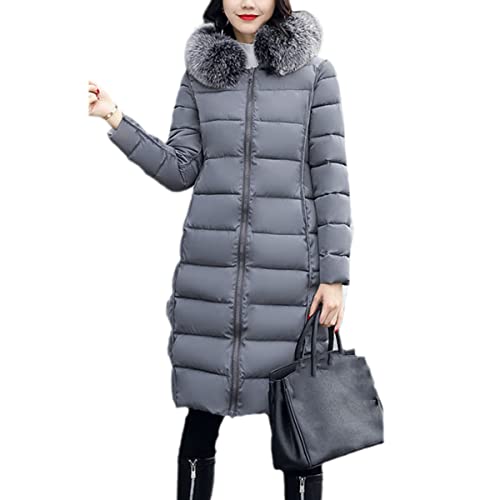 Manteau à capuche Roquorl pour femme : la parka longue et chaude de l'hiver