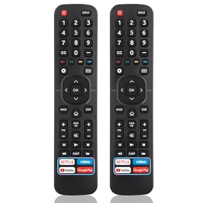 for Hisense-TV-Remote Replacement, Universal Remote Control for All Hisense Smart TVs?Pack of 2?