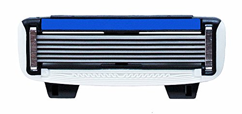 Premium 6-Blade Replacement Cartridges (4 count) for Headblade and Cobra Razors