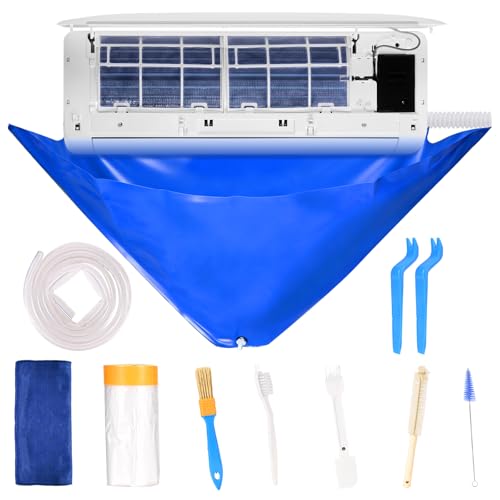 11Pcs Mini Split Cleaning Kit, Professional Mini Split Cleaning Bag, AC Cleaning Kit for Wall-Mounted Air Conditioners - Detailed View