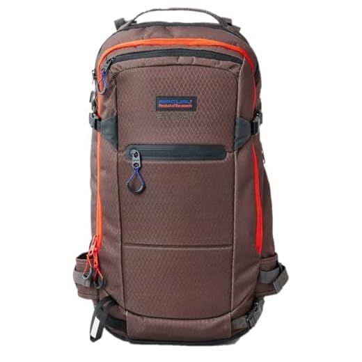 Rip Curl Mochila Search F-Light Snow 32L Rock 15ZMBA-ROC, Marrom/laranja, Medium, Moderno