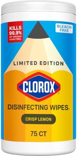 Clorox Disinfecting Wipes Back to School, Bleach Free, Crisp Lemo...
