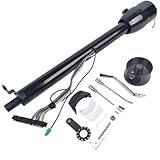 LDGSUPH GM kompatible Bodenverschiebung Neigung automatisch 30 Zoll Nicht getastetes schwarzer Lenksäule mit 9 Lochradadapter