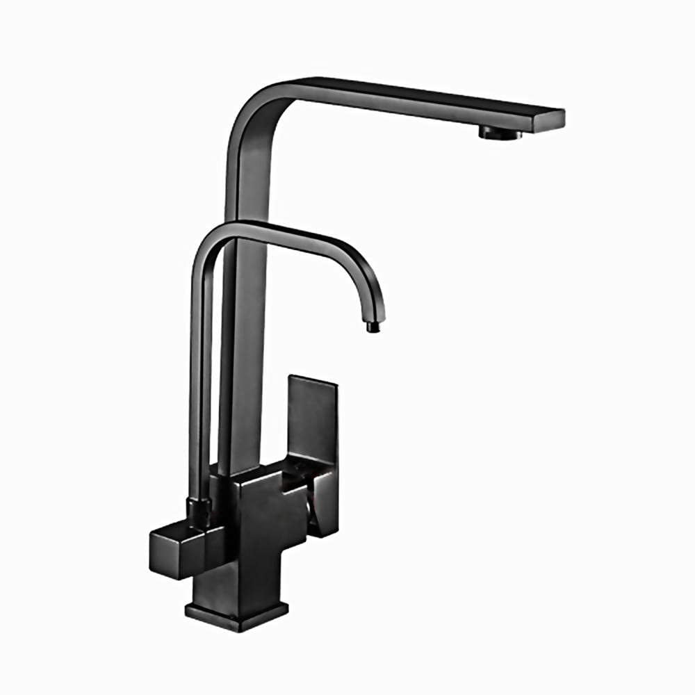 Robinet de cuisine pivotant 360 anti-impuretés avec mitigeur filtrant pour eau saine