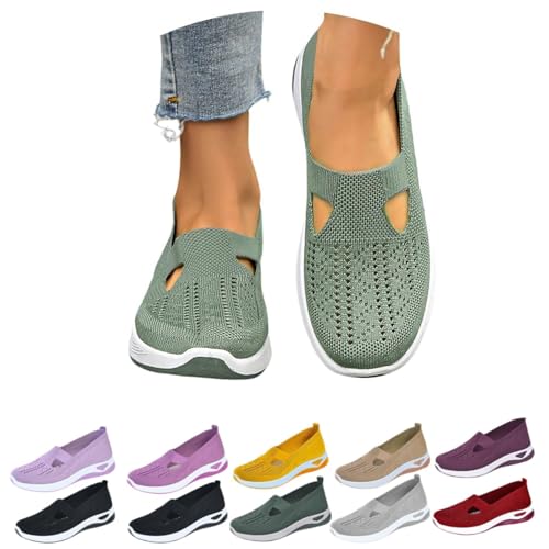 Scarpe Tennis Donna Offerta 2025 Sportive Donne Scarpa Chic Ortopediche Elegante in Tinta Unita Casual Comodo Versatile Sneaker per Camminare Running Fitness Festa della Mamma Compleanno