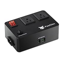 FoxAlien Relay Module Relay Switch for CNC Router Machines, Routers and Dust Collector Synchronously Control 110V US Sockets & Plug, for All FoxAlien Machines