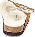 Birkenstock Women's, Arizona Shearling Lined Sandal - Narrow Width Mink 41 M