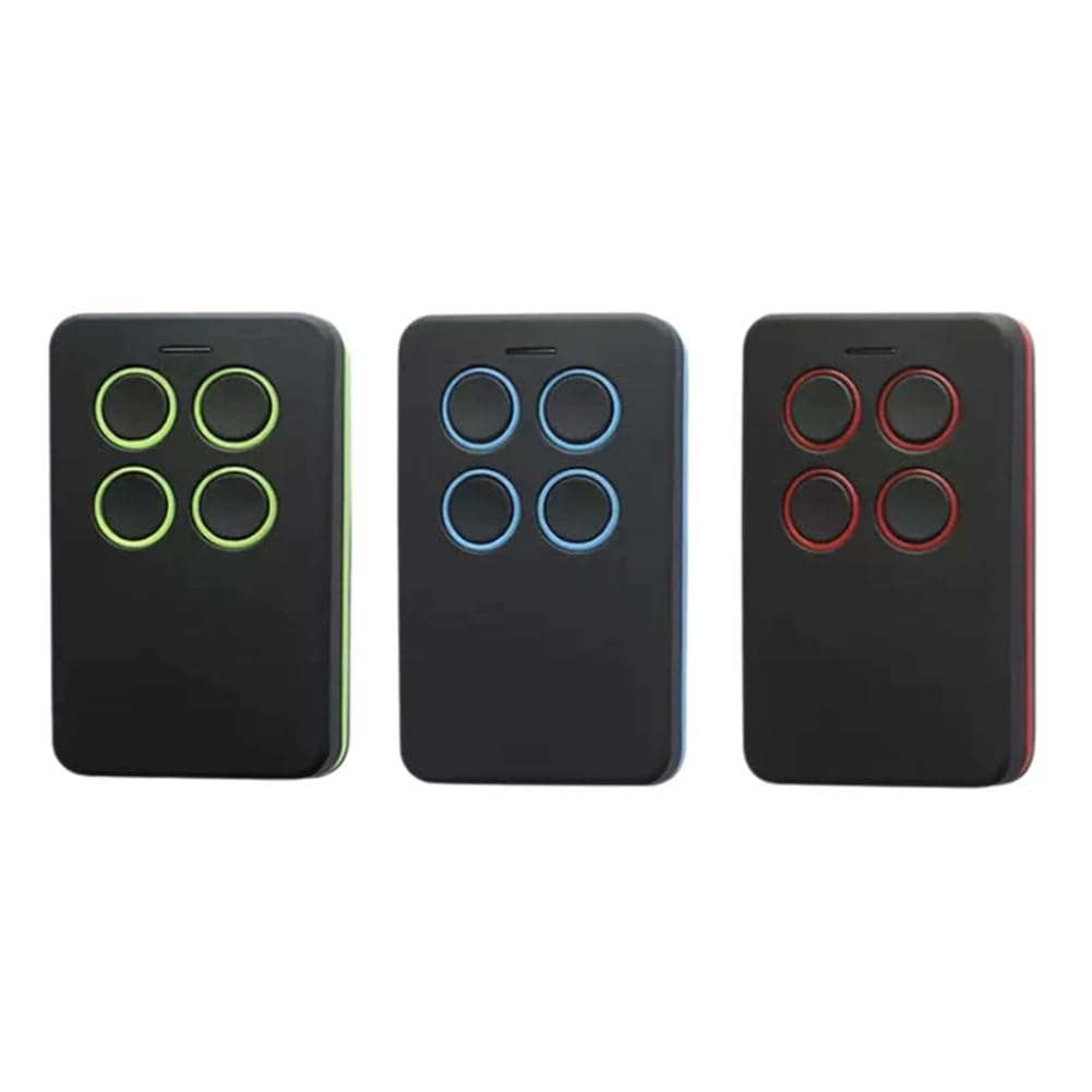 Littimoon Multi Frequency Garage Door Remote Control 3Pcs 280MHz-868MHz Gate Opener Variable Code Grabber Clone System